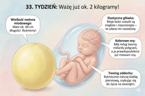 33 Rozwój dziecka w 33 tygodniu